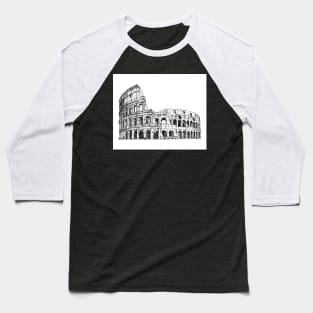 COLOSSEUM ink painting Baseball T-Shirt